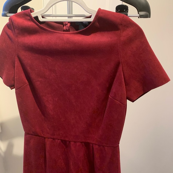NWOT Aqua (Bloomingdale’s) faux suede dress - Picture 4 of 7